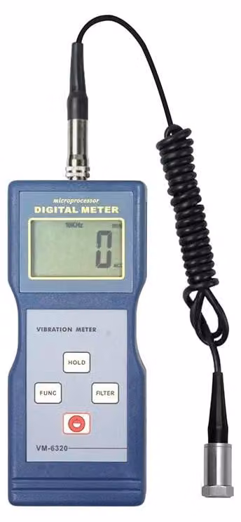 Misuratore di vibrazioni VM1 – Misurazione della velocità, portatile, custodia in ABS