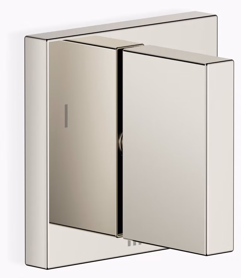 Dornbracht MEM inverseur encastré trois voies, rosace carrée 60x60mm, 36210782-08, 36210782-08