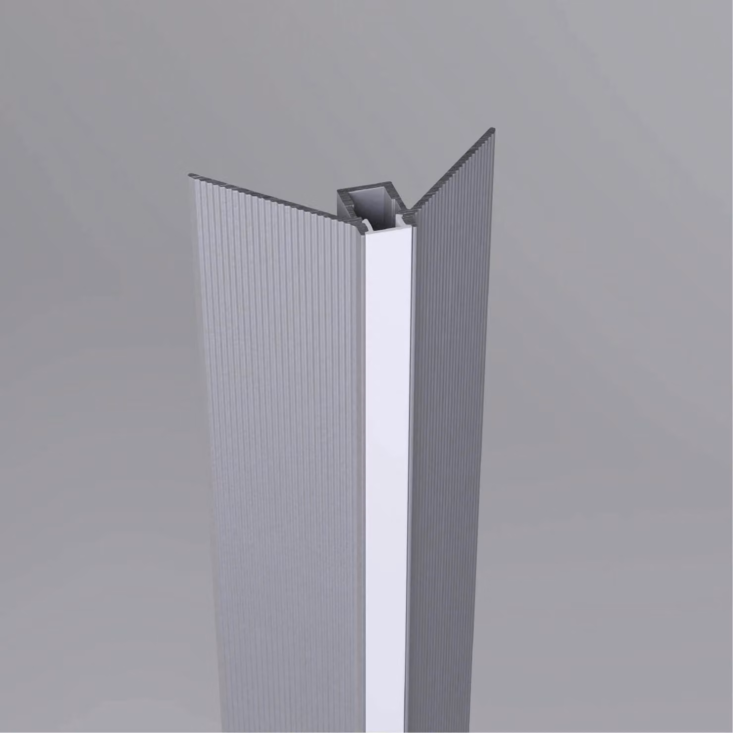 ARELUX PRF019, set Nanoprofile 3m per rifiniture d'angolo, installazione interna, con guarnizione e 2 tappi terminali (1 con foro e 1 senza foro)