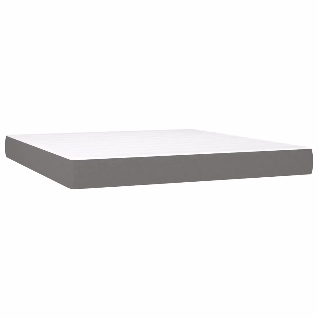 Materasso Ibrido vidaXL Grigio e Bianco L: 180 cm, P: 200 cm, H: 20 cm – 2