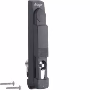Maniglia a leva girevole Hager a sezione quadrata da 6 mm MES-SH4K6K