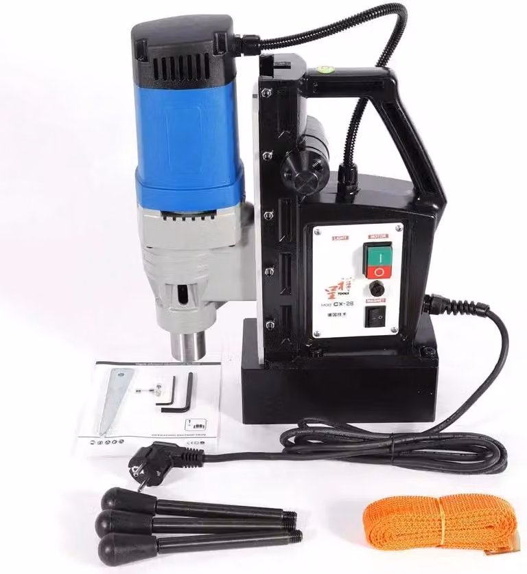 Accessorio per trapano: supporto magnetico portatile - 1680 W - diametro del foro di foratura da 3 a 28 mm