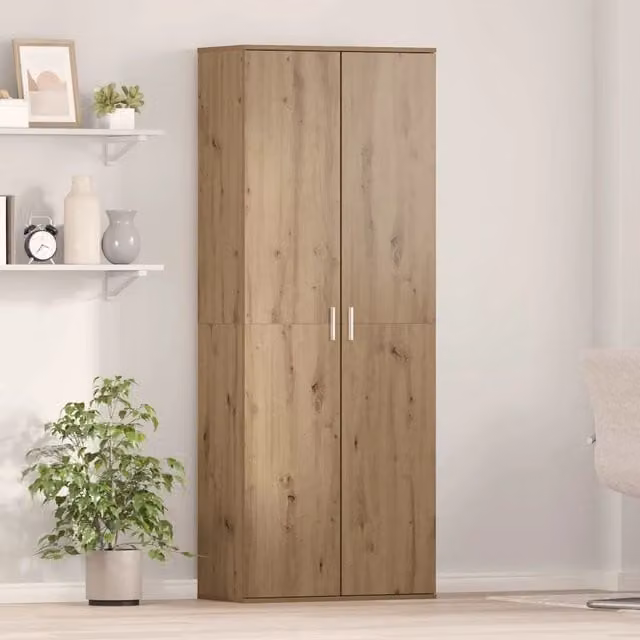 Credenza-Buffet-Armadio da cucina Rovere artigianale 70 x 33.5 x 180 cm