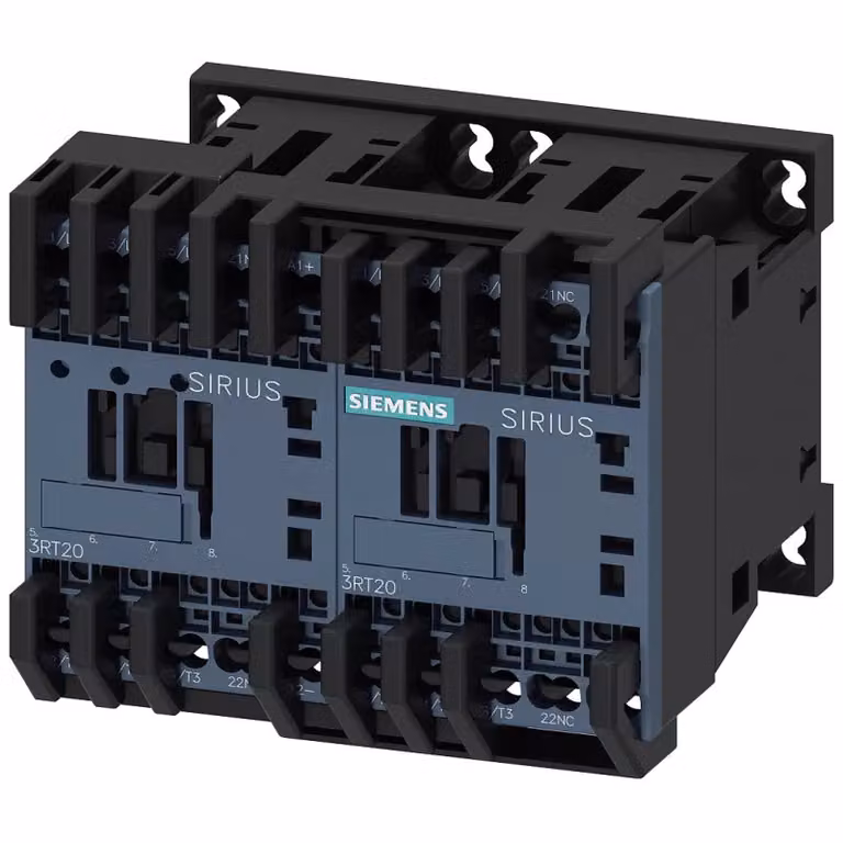 Combinazione di invertitori Siemens con I/O-Link, AC3, 4 kW/400 V, 24 V CC a 3 poli, S00 3RA23168XE302BB4