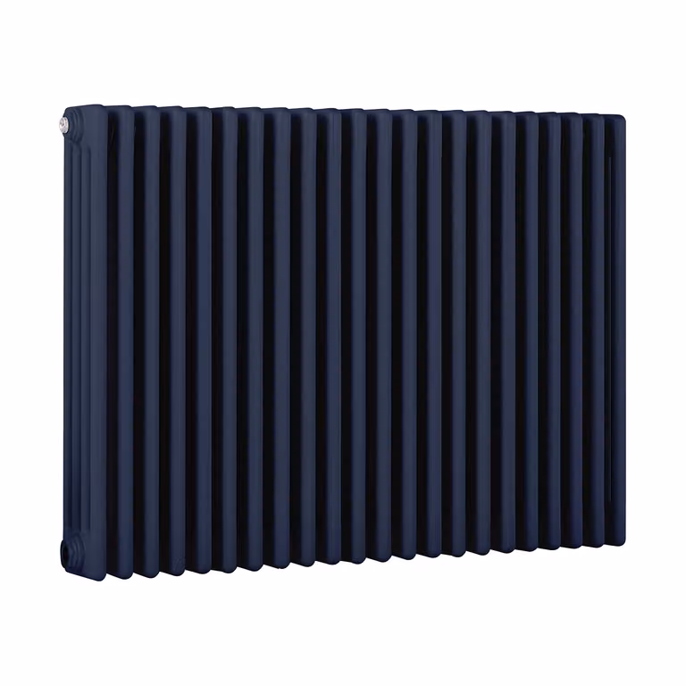 Radiatore Orizzontale a Colonne (4 Colonne) 750mm x 1010mm - Blu (Deep Sea Blu) - Regent