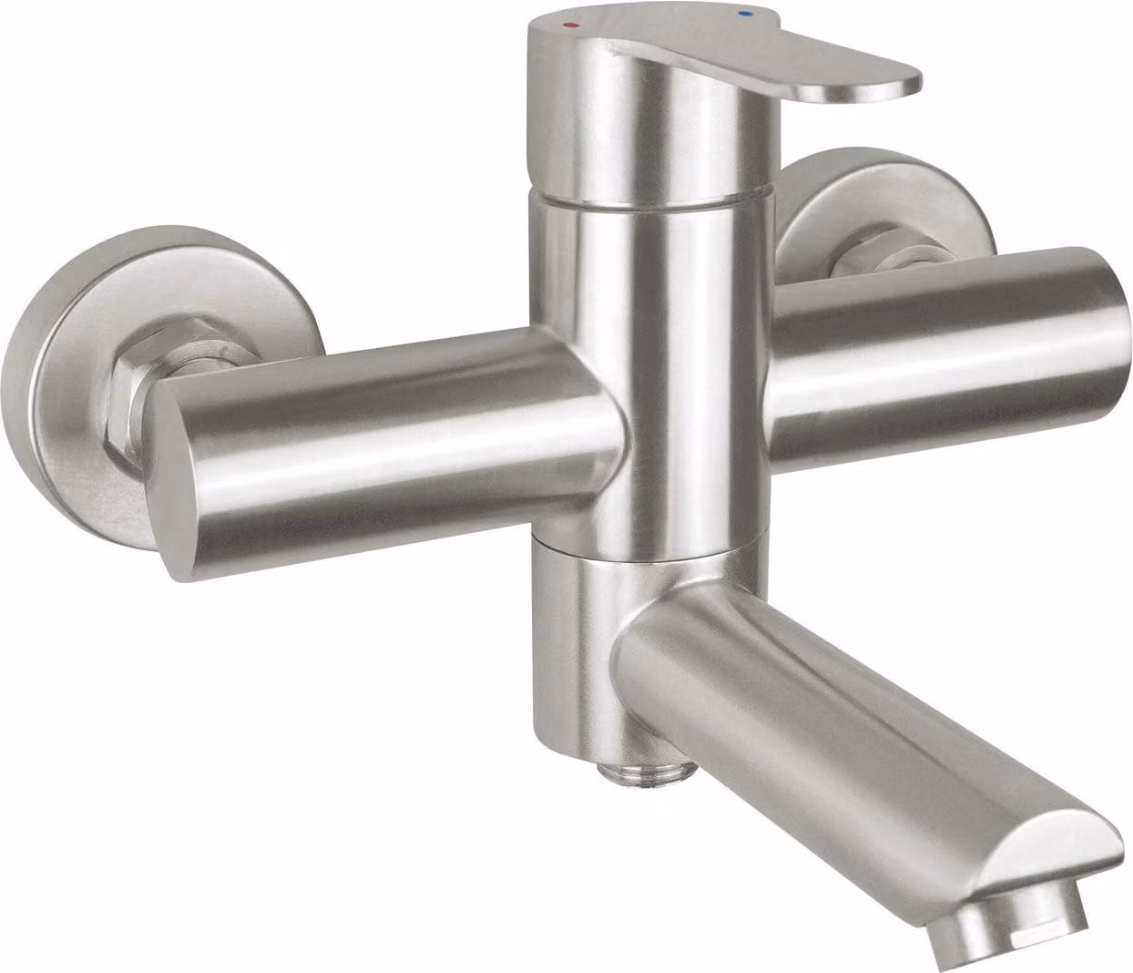 Wall-mounted bathtub mixer