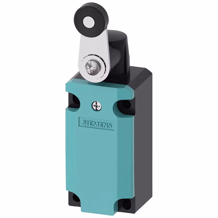 Interruttore di posizione Siemens, corpo in metallo 40 mm, EN 50041, codice di collegamento 3SE51120CH24