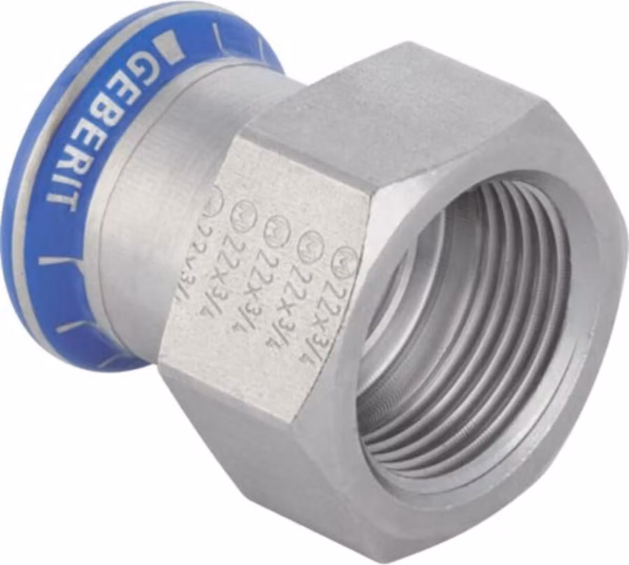 Geberit manicotto di transizione Mapress d 28mmxRp 3/4, ES, labs-f, m IG