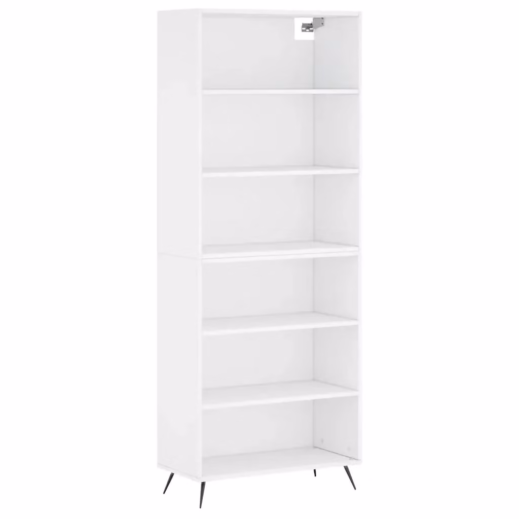 Credenza Buffet Armadio Design Mania Bianca per Cucina e Soggiorno L: 69,5 cm, P: 32,5 cm, H: 180 cm – 2