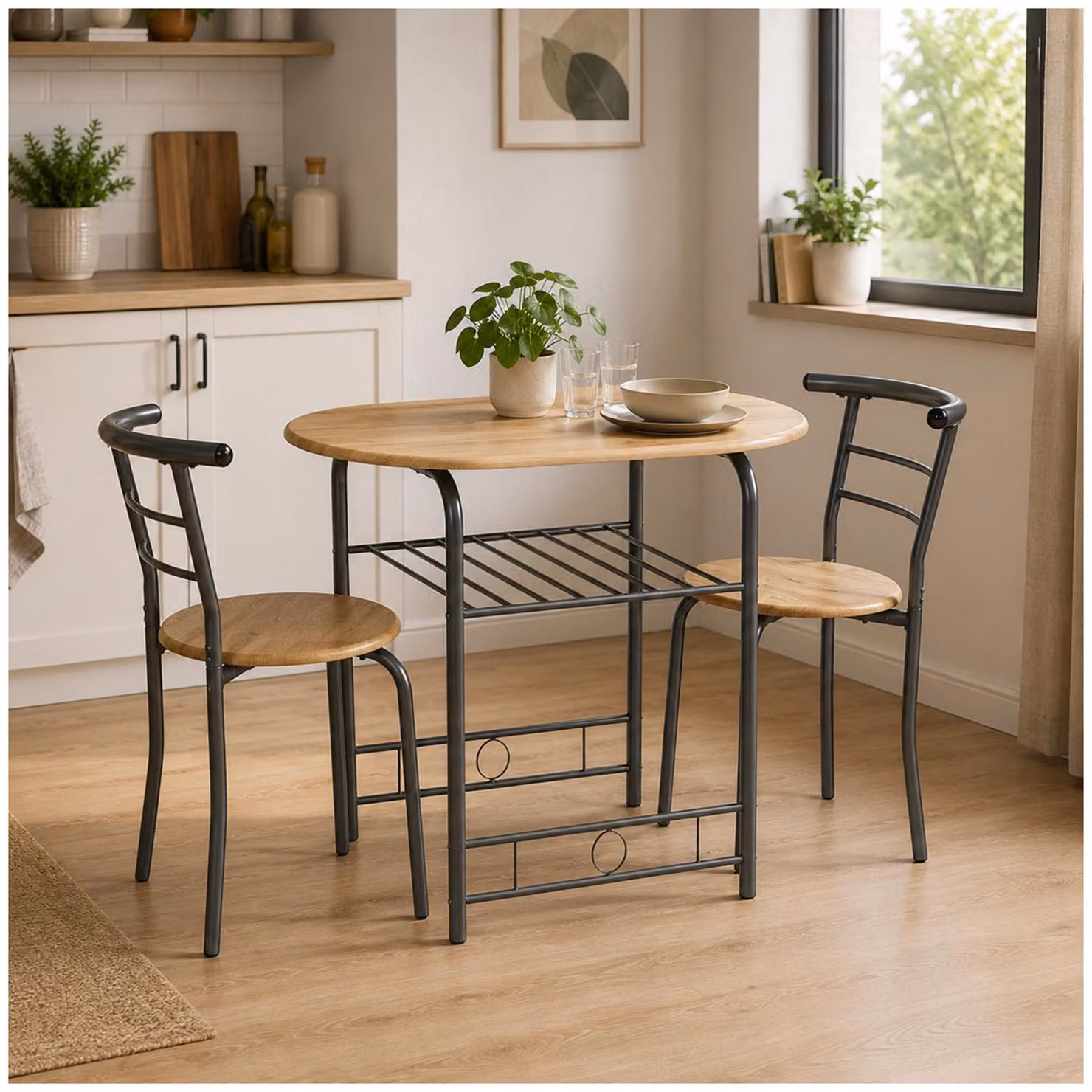 Set da pranzo in rovere artigianale Merit