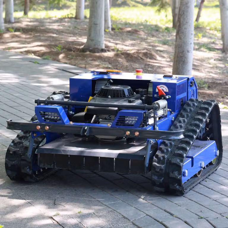 Tagliaerba robot – Con cingoli – Larghezza di taglio di 550 mm – Motore brushless – Autopropulsivo – Adatto per terreni in pendenza