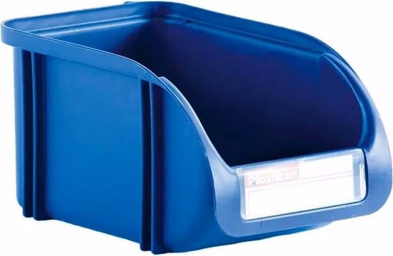 Scatola organizer in plastica Titanium 16 cm Blu Blu Taglia unica