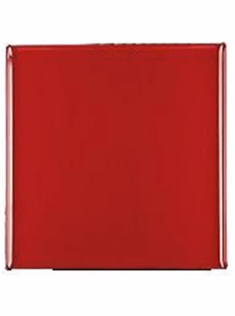 Vassoio quadrato rosso in porcellana diametro 30 x 30 cm linea Melamine 4 pezzi