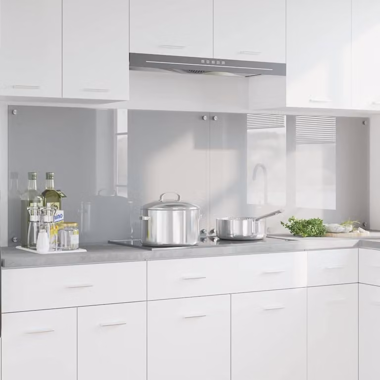 Set di 2 schienali da cucina vidaXL colore grigio chiaro L 100 cm x H 60 cm
