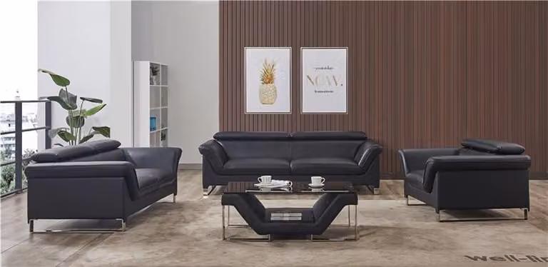 Sofas Moderne Couchen Polster Leder 32 Sitzer Sofagarnitur Garnituren Set