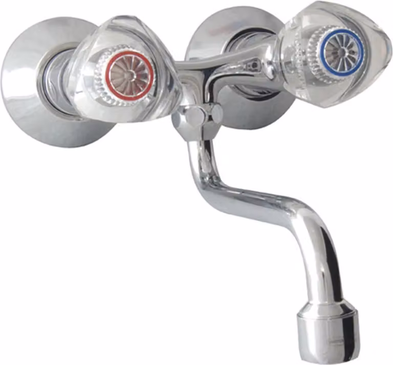 Schmiedl GS Rubinetto per lavello 1/2" con ugello Perla Atmos trasparente, 1 pz.