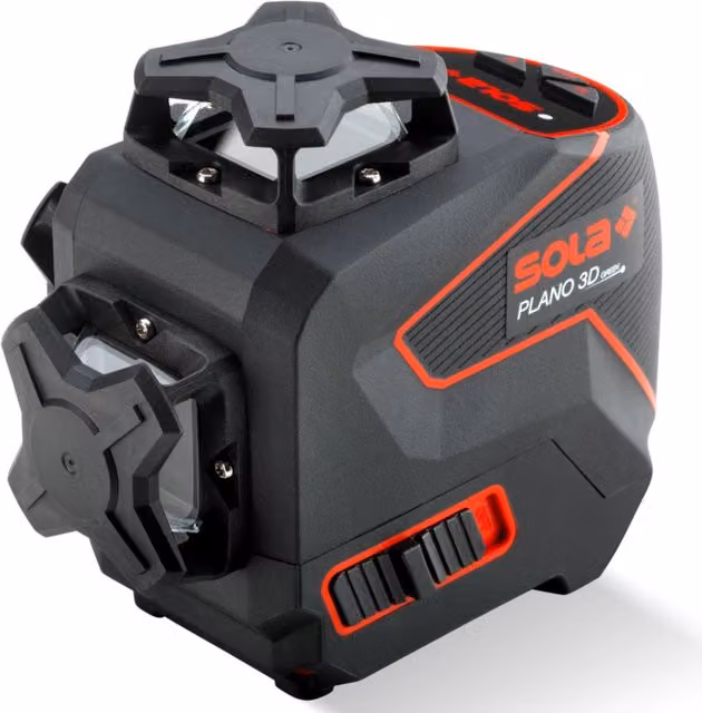 Laser Autolivellante Professionale Plano 3D Green con Linee 360 ad Alta Visibilità, Colore Verde e Nero, Batteria Ricaricabile