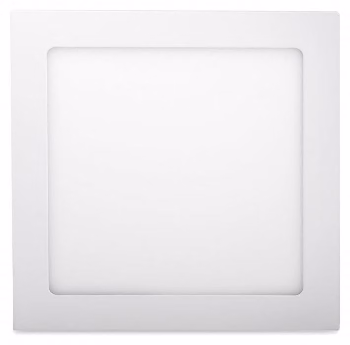 LED Solution: Pannello LED quadrato da incasso, bianco, 220 x 220 mm, 18W, tecnologia CCT Economy+, codice prodotto 104866