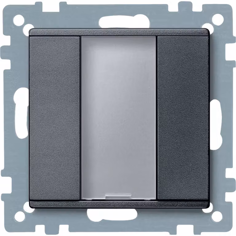 Schneider Electric Pulsante singolo plus, antracite, sistema M MTN627514