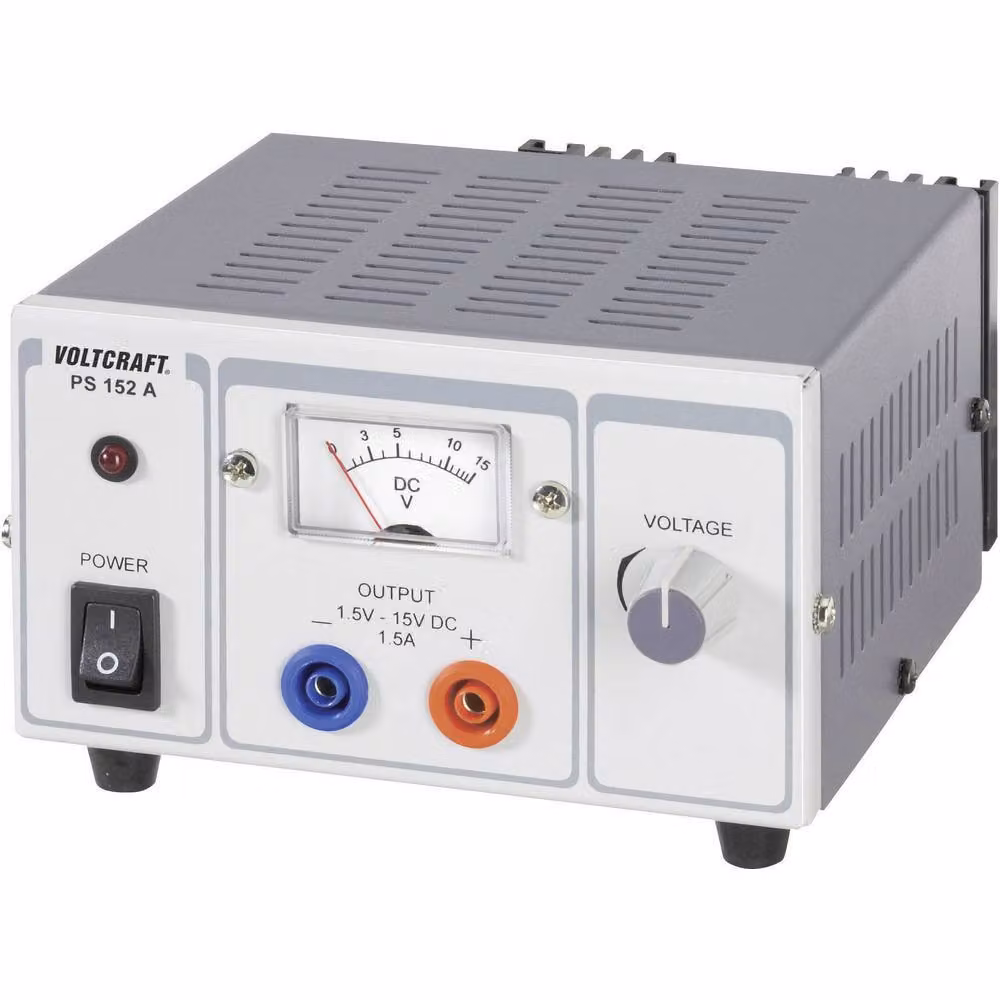 Voltcraft Labornetzgerät, einstellbar PS-1152 A 1.5 - 15 V/DC 1.5 - 1 A 22.5 W 1 x (PS-1152A)