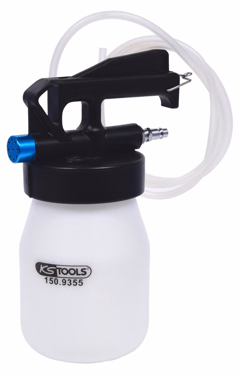 KS TOOLS Dispositivo di riempimento e spurgo dei filtri diesel in 11 pezzi - 150.9355