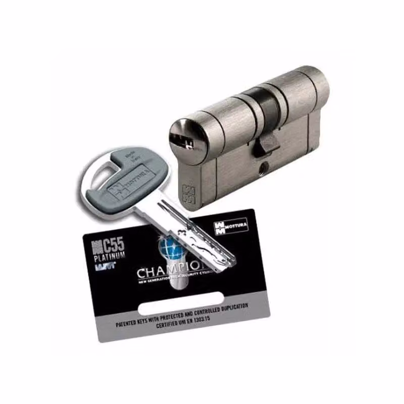 Cilindro a infilare Mottura Platinum C55D in ottone colore argento L/P/H: 92 x 41 x 51 cm – 2
