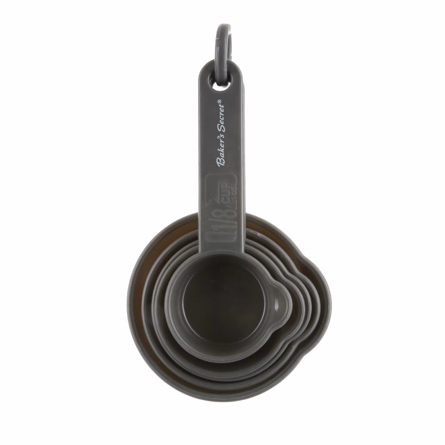 Set di 5 cucchiai dosatori Baker's Secret in plastica con scala graduata multicolore e grigio, lavabili in lavastoviglie – 2