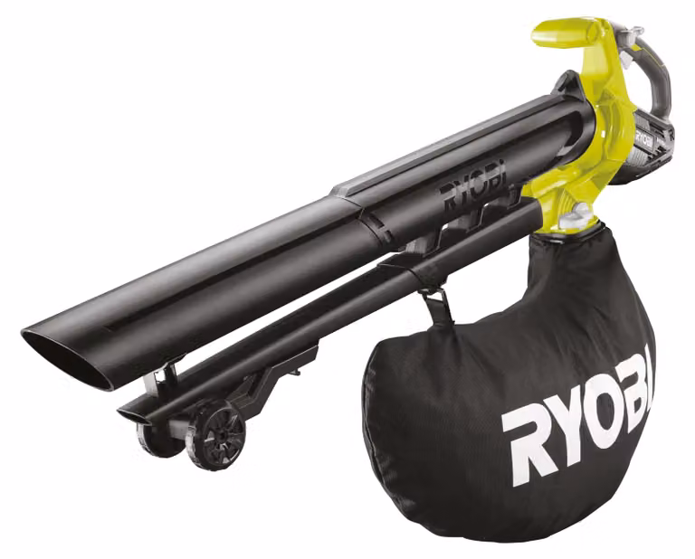RYOBI 18 V ONE+ Aspirafoglie a batteria brushless, modello OBV18, con funzione soffiatore