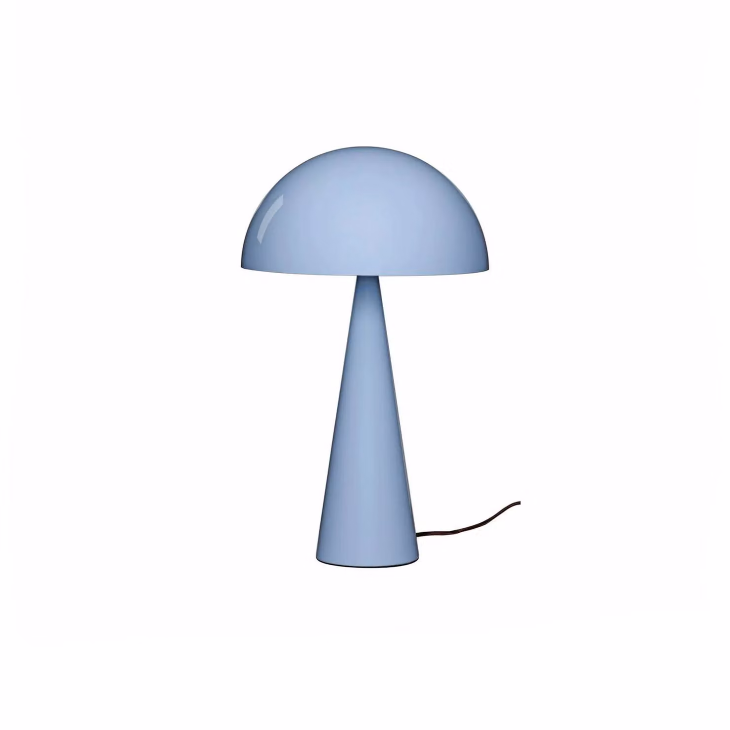 Hübsch Lampada da tavolo Mush, Blu, Camera da letto, Metallo, Moderno, Lampada da tavolo