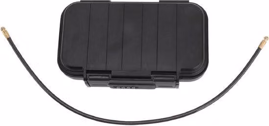 Cassaforte portatile per la sicurezza dei dati - Cassaforte per la protezione dei numeri - Protegge gli oggetti - Acciaio inossidabile - 26 x 13 x 7 cm - Nero