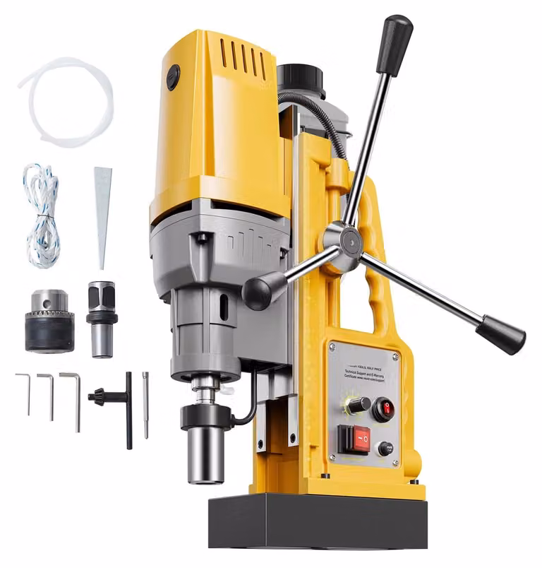Trapano magnetico - Trapano - Trapani magnetici - Trapano magnetico da 1400W - Diametro di foratura: 50 mm