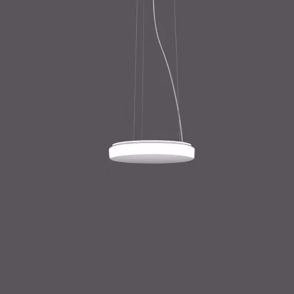 RZB FLAT POLYMERO KREIS SLIM, LED, 4000 K, 2000 lm, IP40, Bianco