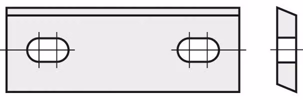 BRÜCK HW-WP 60 x 8 x 1,5 mm MG18 per sistema Oertli | 32608015