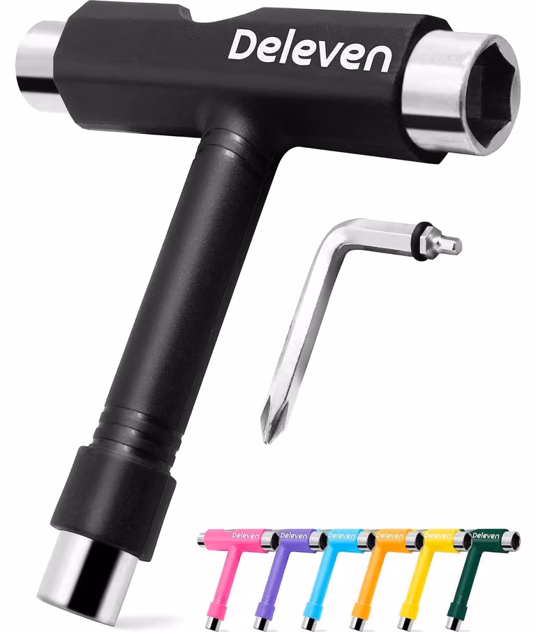 Attrezzo per skateboard tool multifunzione - Chiave a Esagono a T - Cacciavite a L - Portatile