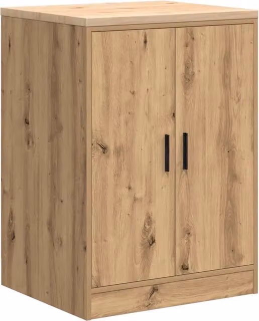 Armadietto da garage in legno color marrone con design artigianale L: 60 cm, P: 51 cm, H: 85 cm CFW7345689