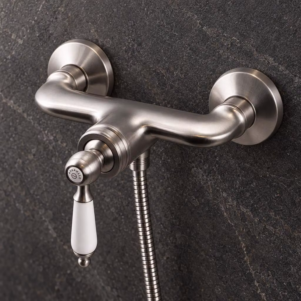 Miscelatore per doccia classico in acciaio inossidabile, modello Heritage Manor NB-2001-HM, marca Aquanello
