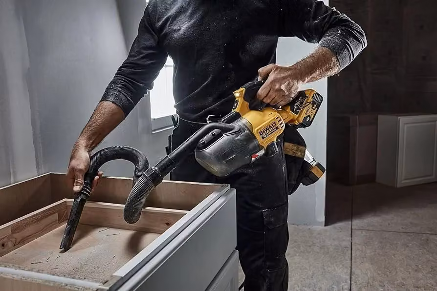 Aspirapolvere DeWalt XR 18V Classe L con Borsa di Tela Giallo e Trasparente DCV501LN – 2