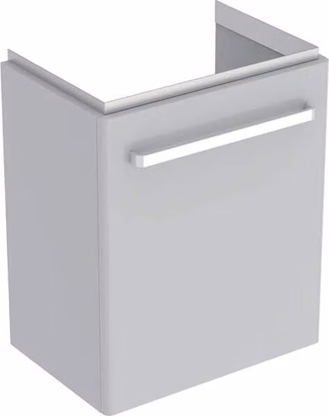 Geberit Renova Compact meuble sous lavabos, avec une porte, 50x60,4x36,7cm, gris clair, 862056000, 862056000