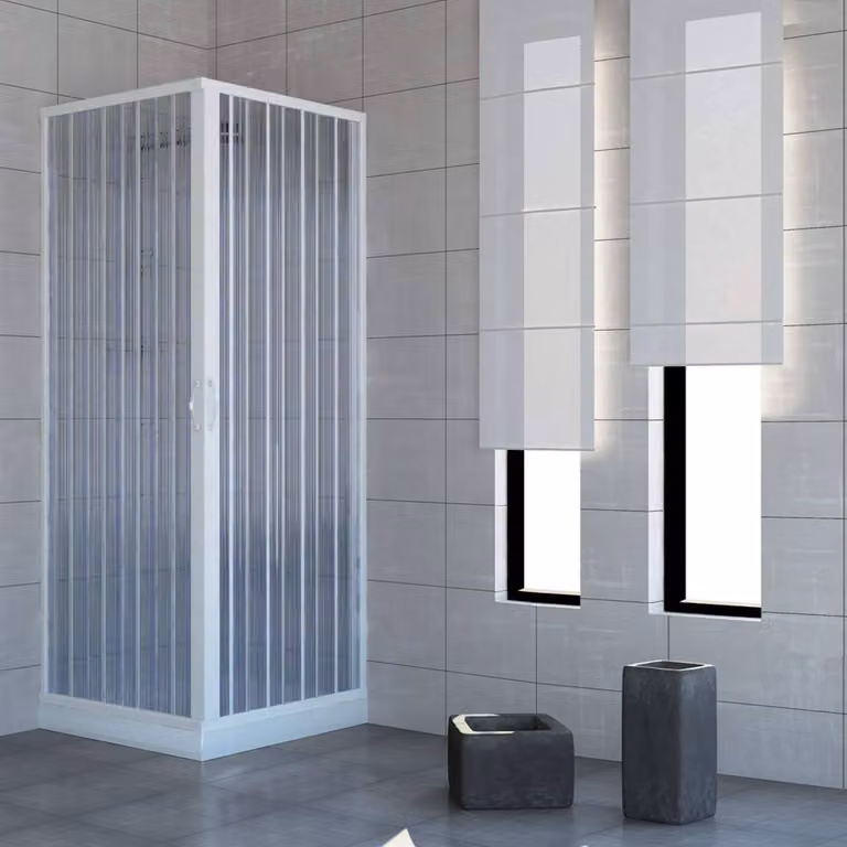 Box doccia Acquario 70x80cm a soffietto apertura angolare