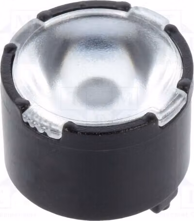 1 lente trasparente per LED, forma circolare, angolo di emissione 36-44°, modello FP10993_LISA2-W-PIN