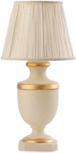 Lampada da tavolo Imperiale Onli in ceramica e tessuto beige