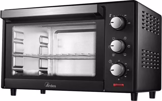 Forno elettrico ventilato Iperbriko da 25 litri 1500 W, colore nero