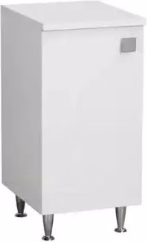Mobile base per cucina KIVIO Bianco opaco con 1 anta, L: 40 cm, P: 50 cm, H: 83,5 cm