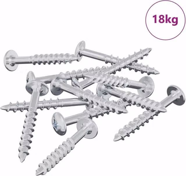 Vite in acciaio e ferro DESIGN IN Argento L: 9,8 mm, H: 35 mm CFW8284517
