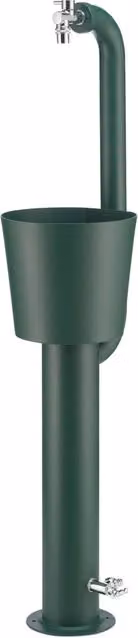 Fontana da Giardino con Doppio Rubinetto e Secchio Belfer 42/ARRC Cactus Verde