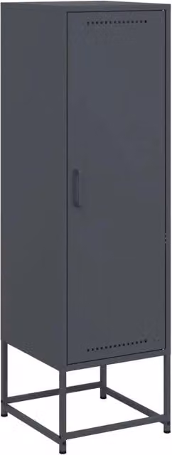 Credenza Madia Buffet in Acciaio Antracite Design Industrial L/P/H: 36 x 39 x 123 cm – 1