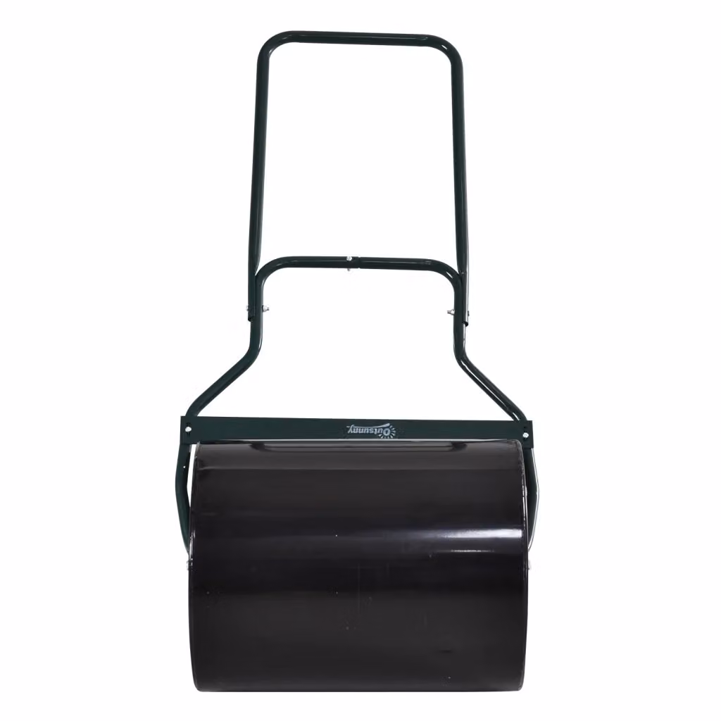 Rullo da Giardino XYLO in Metallo Nero Impermeabile con Serbatoio da 60L H 123 x L 57 x P 40 cm