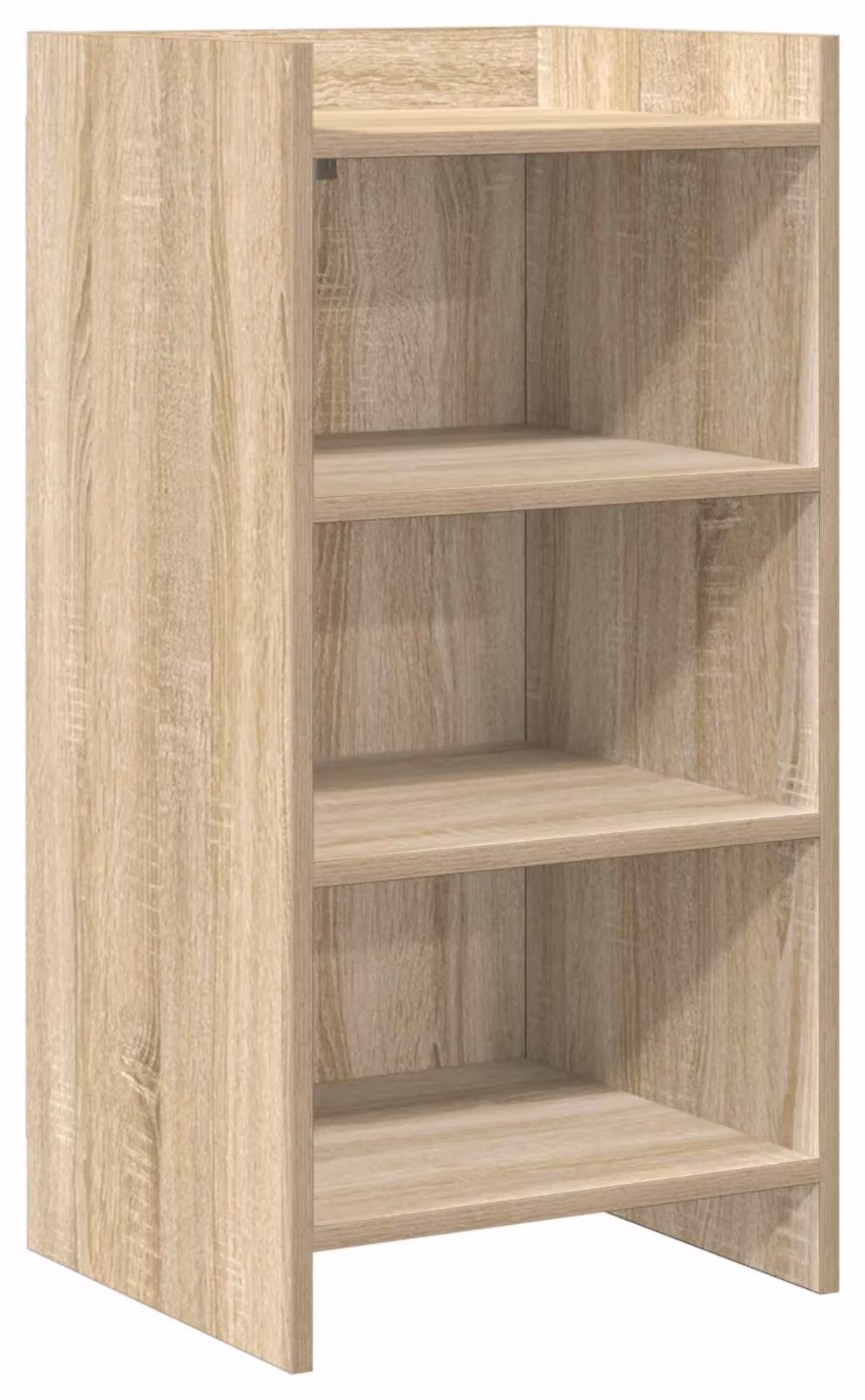 Mobiletto contenitore in legno composito effetto noce Sonoma, dimensioni 40 x 36 x 80 cm