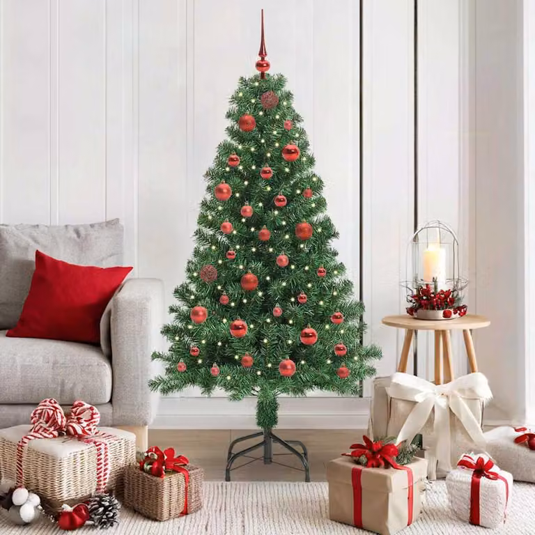 Maison Exclusive - Albero di Natale artificiale con 150 LED e supporto, verde, 150 cm