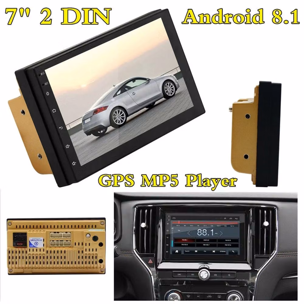 Autoradio Stereo 2 Din Andowl con Touch Screen da 7 pollici, Bluetooth, USB, Aux, SD e GPS, Colore Nero – 2
